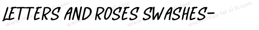 Letters and Roses Swashes字体转换